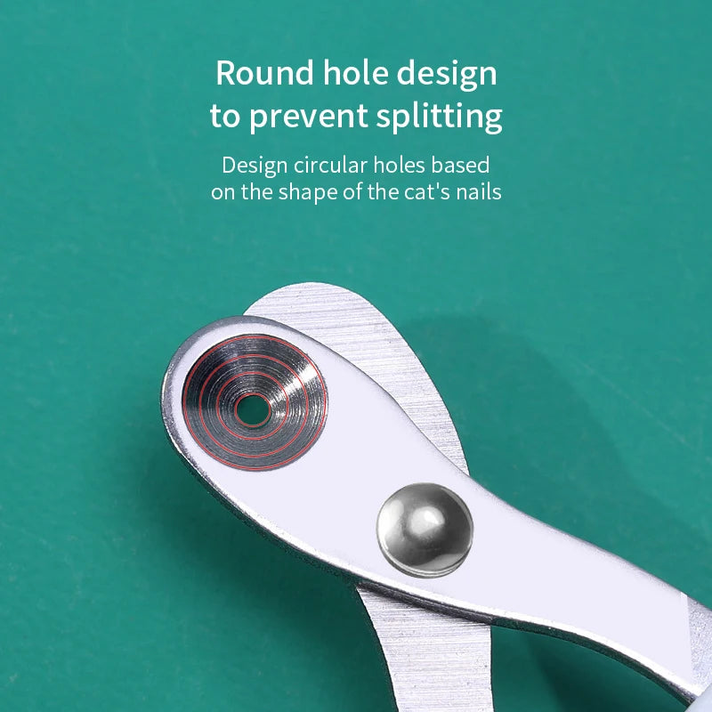 Professional Stainless Steel Cat and Dog Nail Clippers for Grooming Small Pets